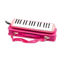 Pembe 32 Tuşlu Özel Kutulu Melodika Beyaz