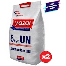 Yazar Yufkalık - Bazlamalık Un 5 Kg X 2 Adet