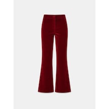 Xint Bordo Lüks Dokulu Soft Kadife Regular Fit Pantolon 201297
