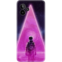 General Mobile Gm 24 Pro Kılıf Resimli Desenli Silikon Platinium Series Astro Purple2 1907
