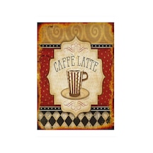 Bedeko Cafe Latte Mdf Poster 35 Cm X 50 Cm