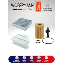 Wöbermann Toyota Uyumlu Auris 1.4 D4d Filtre Bakım Seti 2010-2018 3'lü Karbonlu Wöbermann Toyota Uyumlu Auris 1.4 D4d Filtre Bakım Seti 2010-2018 3'lü Karbonlu