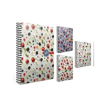 Gıpta 17x24cm 120 Yaprak Çizgili Berry Notes Spiralli Sert Kapak Defter 7214000 Standart