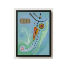 Modern Sanat Kandinsky Hafif Çerçevesiz Poster 21x30 Cm A4 Tablo Modern Sanat Ekspresyonizm