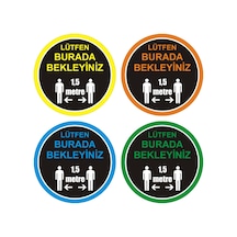 Sosyal Mesafe Uyarı (433468476)
