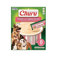 2 Adet Inaba Ciao Churu Somonlu Ve Tavuklu Tamamlayacı Köpek Ödül Maması 8 X 20 Gr