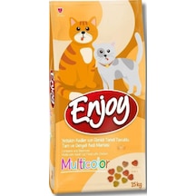 Enjoy Multi Color Tavuklu Yetişkin Kedi Maması 15 KG