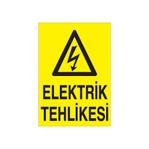 Elektrik Tehlikesi Uyarı Levhası
