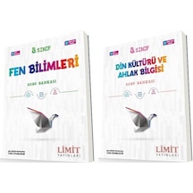 Limit 8. Sınıf Fen Bilimleri + Din Soru Seti 2 Kitap 2023