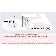 GKN GLANZER 302230 Aks Kafası Iç Golf IV Bora Polo Classıc Vento Caddy II / Cordoba Ibiza 1.6 Akl Aeh Aft 1.9 1Y