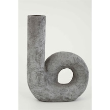 Vitale Lidya Füme Dairesel Vazo 21.5 8.5 29 Cm Ak.kk0010 Renkli