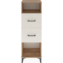Arges Dolap Tek Raflı 2 Çekmeceli 44x30x134 Çam-aytaşı Atlas Çam