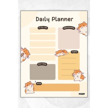 Çocuk Haftalık Planlayıcı - A4 - 30 Yaprak - Öğrenci Planlayıcı - Okul Planlayıcı - Ders Programı - 0680 Çok Renkli