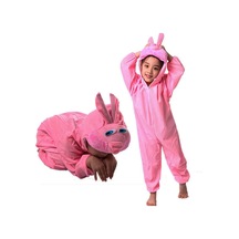 Çocuk - 404 - Tavşan Kostümü Pembe Renk 2-3 Yaş - Aconcept - 80 Cm