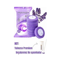 8 Adet 1 Paket Lavanta Premium Deterjanlı Tek Kullanımlık Tuvalet Temizleme Süngeri Duvara Mon