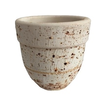 Antik Görünümlü Eskitme Toprak Saksı 12 Cm X 12 Cm 79957543