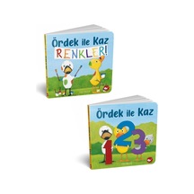 0-3 Yaş Için Ördek Ile Kaz Seti - 2 Kitap