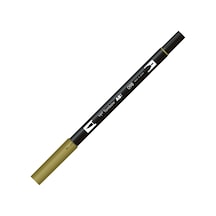 Tombow Dual Brush Pen Fırça Uçlu Avokado Renk Keçeli Kalem Avoca