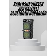 Bluetooth Hoparlör Yüksek Ses Kaliteli Büyük Boy Çift Çıkışlı Ses Bombası - Lisinya