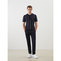 Lcw Vision Lacivert Slim Fit Keten Karışımlı Erkek Pantolon
