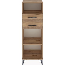 Arges Dolap 2 Raflı 2 Çekmeceli 44x30x134 Çam-çam Çam
