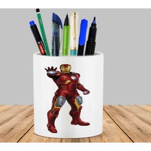 Iron Man Homem De Ferro Kaktüs Sukulent Saksı Kalemlik