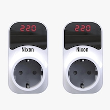 Nixon Akıllı Voltaj Koruyucu Priz 2li