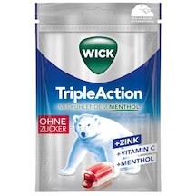 Wick Bonbon Triple Action Mit Sirup Gefüllt Zuckerfrei 72 G