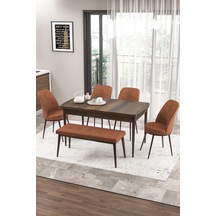 Masa Barok Sandalye Ve Bench Kiremit