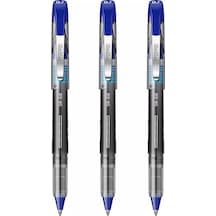Mavi Pilot Kalem Sr-68 Roller Pen 3 Adet Scrikss Pilot Kalem 0.7 Mm Roller Uçlu Pilot Kalem İnce Uçlu Likit Mürekkepli Mavi