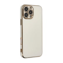 Apple İphone 16 Pro Max Kılıf Volet Silikon - Beyaz Çok Renkli