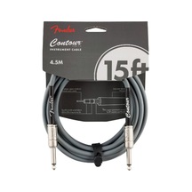 Fender Contour Serisi 4,5 Mt. Gitar Kablosu Inca Silver Enstrüman Kablosu
