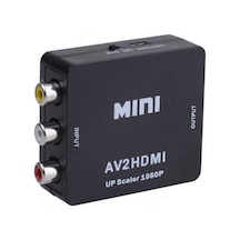 Rca To Hdmı Tos Av Çevirici Dönüştürücü Av Video Adaptor Tüplü Tv