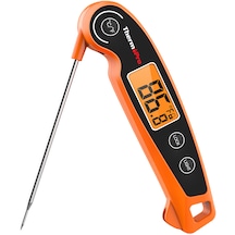 Thermopro TP605O Katlanabilir Problu Profesyonel Gıda Pişirme Termometresi-Turuncu