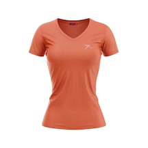 Raru Kadın %100 Pamuk T-Shirt Mulıer Oranj