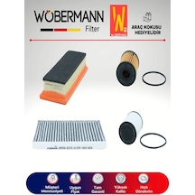 Wöbermann Fiat Palio 1.3 Multijet Filtre Bakım Seti 2003-2012 4'lü Karbonlu