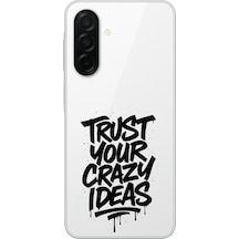 Samsung Galaxy A26 Uyumlu Crazy Trust Baskılı Silikon Kılıf Renkli