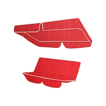 Viphomeconceptltd Vip Gölgelikli Salıncak Minder Takımı, Bahçe Minderi Kırmızı