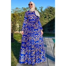 Rabia Şamlı Hürrem Elbise Saks Normal