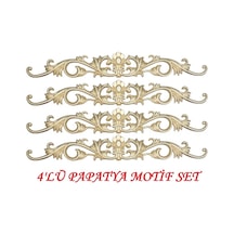 Süper Set 4'lü Motif 10 65 Cm Bronz Engi