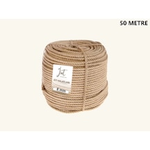 Jütburada Jüt Halat 8 Mm 50 Metre Hasır Dekor Süsleme İp