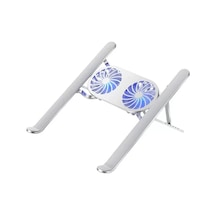 Pm-24572 Çift Fan Taşınabilir Notebook Laptop Soğutucu Stand
