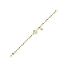 Altın Yonca Bileklik T074418 Sarı Altın