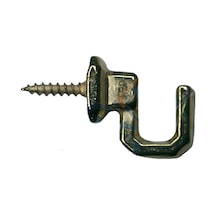Vidalı Kanca, Askı Küçük - 15x18mm, Sarı - 1 Adet ANTİK