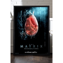 Matrix Siyah Ahşap Çerçeveli Poster, Film Duvar Tablosu