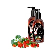 Strawberry Massage Oil 2 Adet Çilek Aromalı Vücut Masaj Yağı