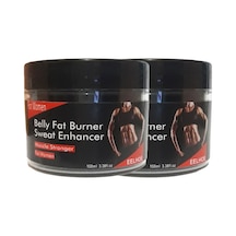 Eelhoe 2 Adet Belly Fatburner Sweat Enhancer Kadınlara Özel Yağlara Parçalayıcı Kas Şekillendirme Kremi Gızey-92-2:0388 100 Ml