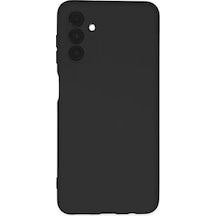 Samsung Uyumlu Galaxy A04s Kılıf Nano İçi Kadife Silikon Siyah\