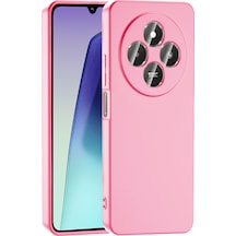 Xiaomi Redmi 14c 4g Kılıf Kamera Korumali Mara Lansman Kapak Pembe