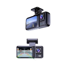 Dvr Araç İçi Kamera Ön Ve İç Kamera 2 İnç Ekranlı Çift Kamera